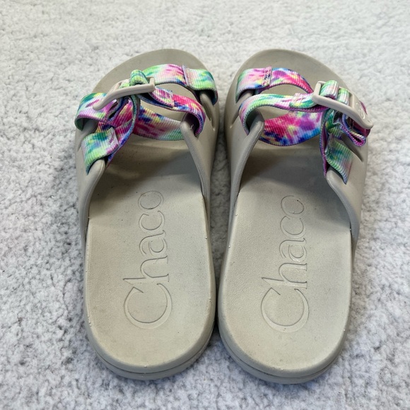 Women's Chacos Chillos Colorful Slide Slip On Shoe Size 6W - Picture 5 of 9